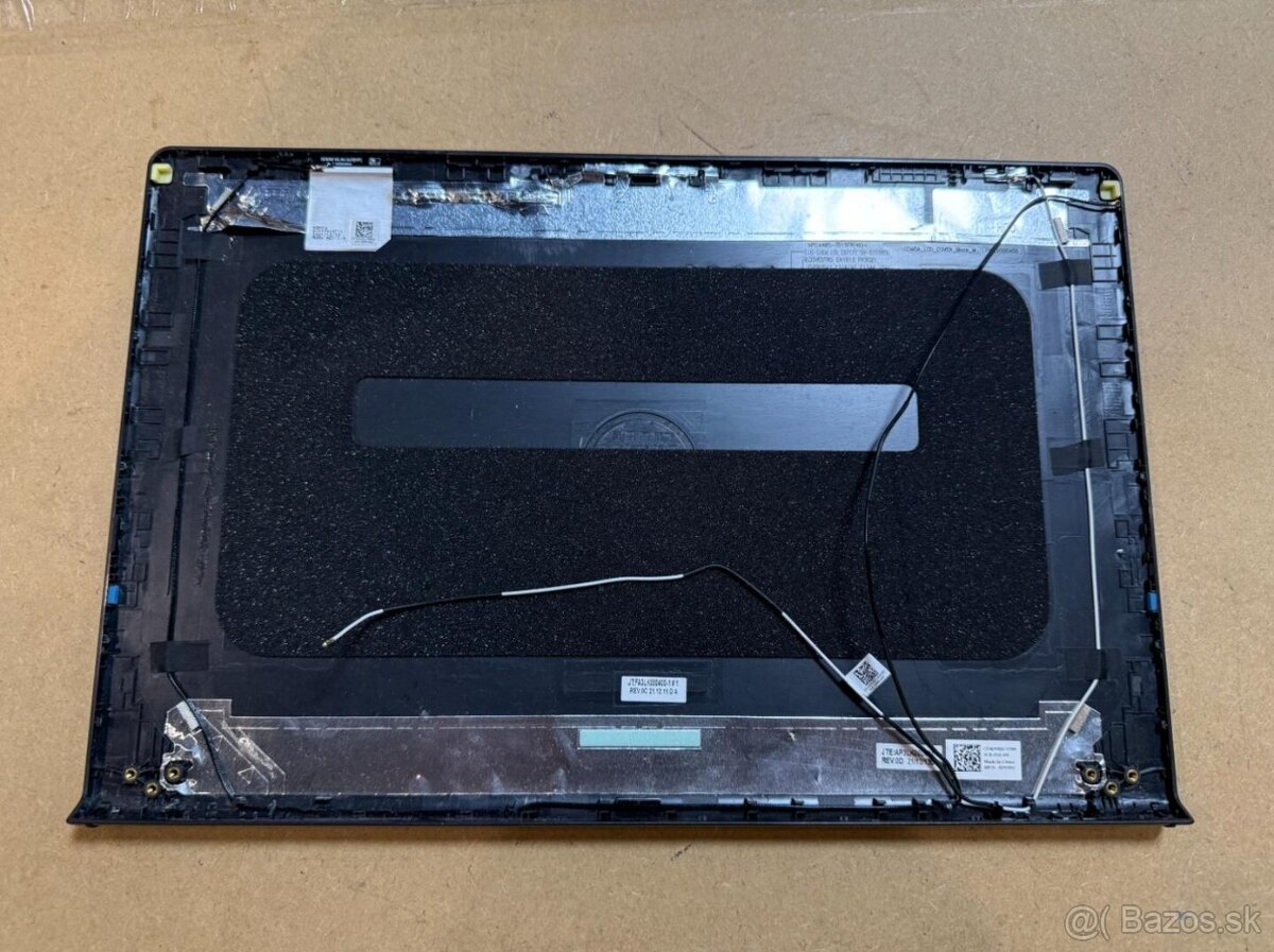 Vrchný kryt displeja Dell s anténami – originál diel - 2