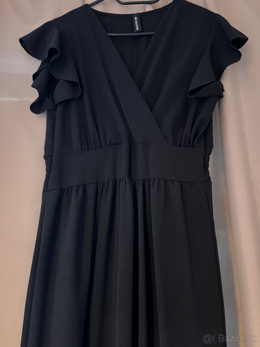 Čierne spoločenské šaty veľkosť M - 2