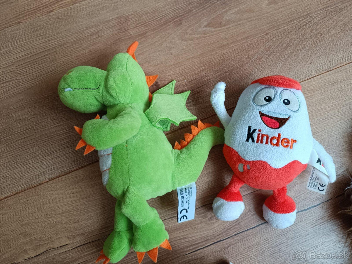 Plysove Kinder postavicky - 2