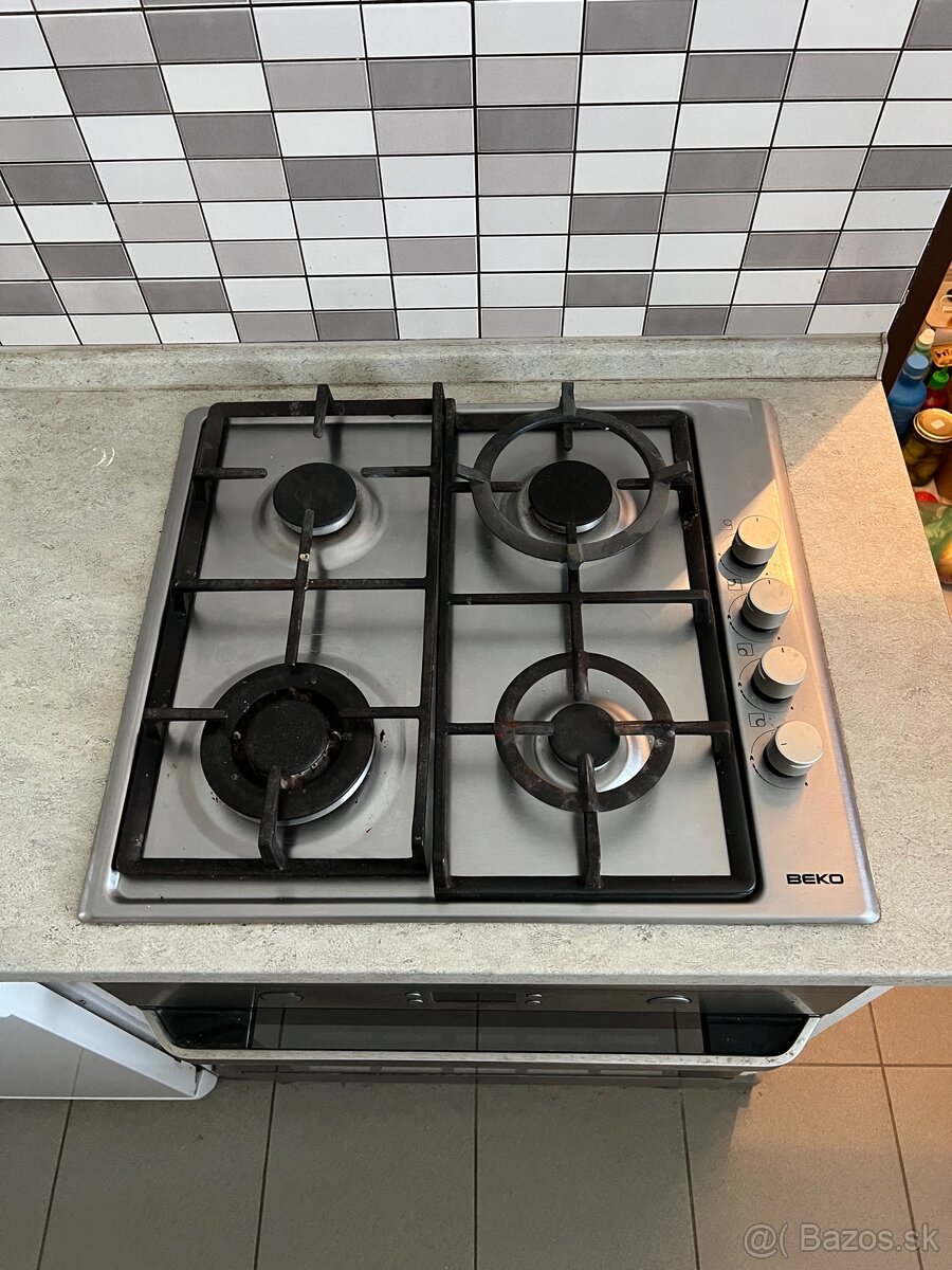 plynová varná doska Beko (nerez) - 2
