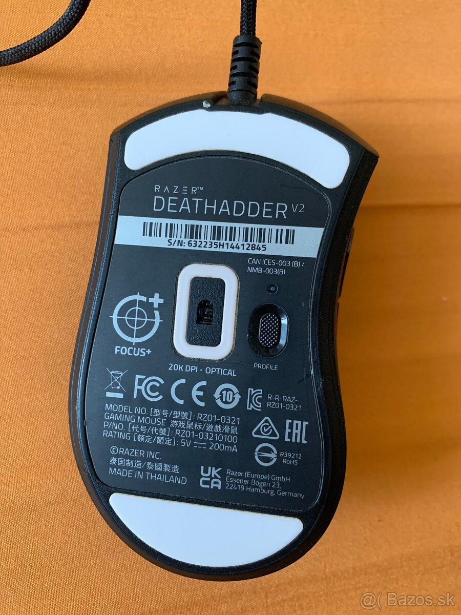 Predám hernú myš Razer Deathadder V2 - 2