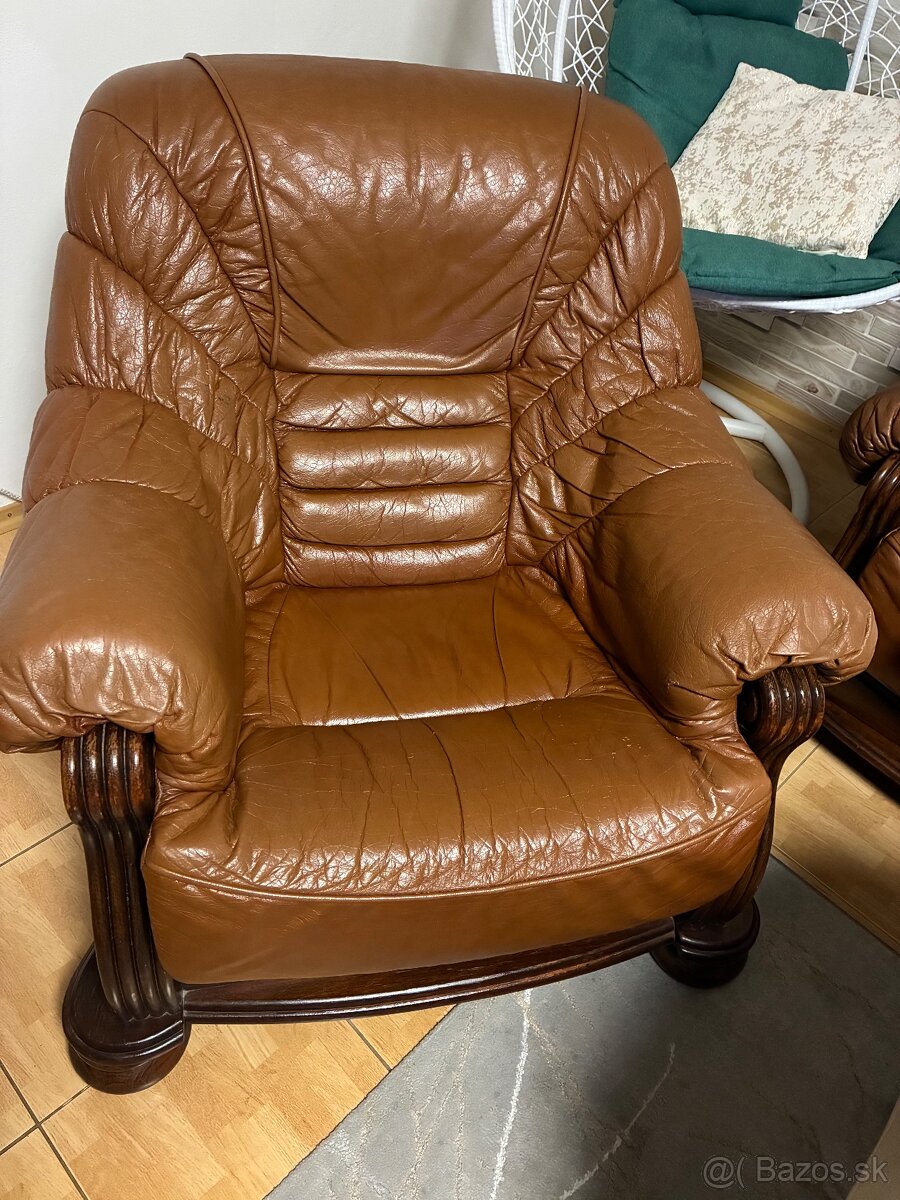 Predám koženu sedaciu supravu - 2