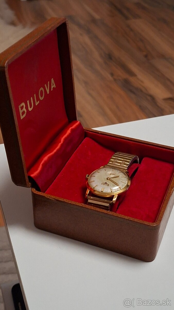 panske vintage hodinky bulova - 2