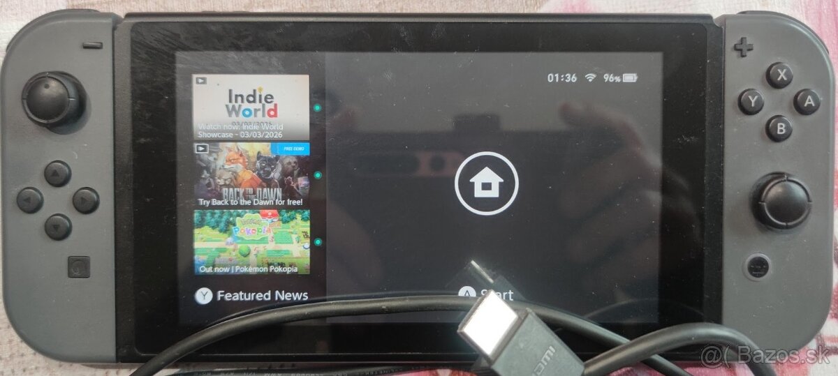 Nintendo Switch V1 + dock + HDMI + nabíjačka - 2