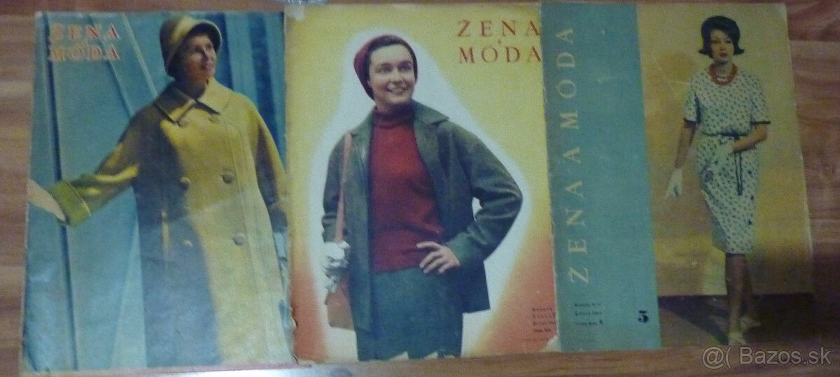 Predám staré časopisy o móde - 5 ks - 2