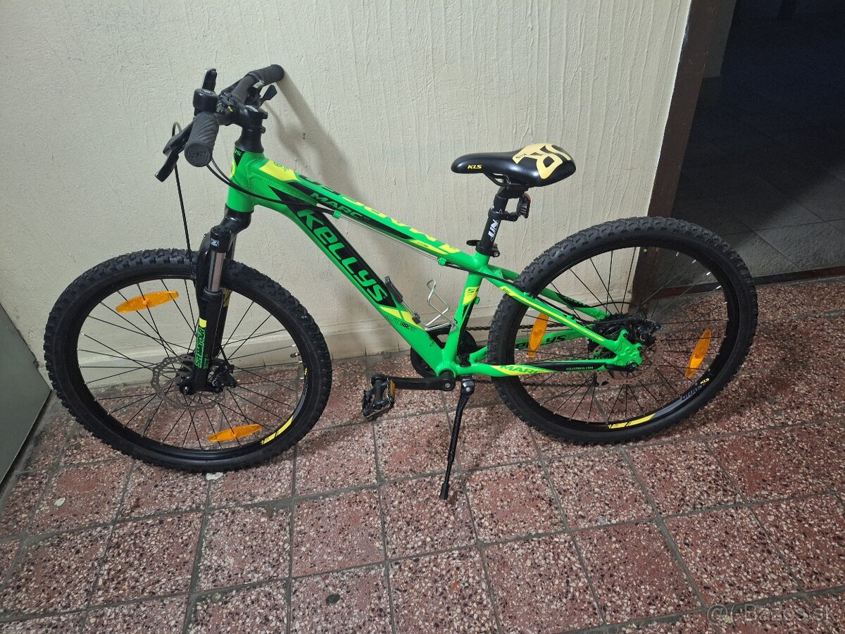 Predám detský bicykel 24kola Kellys zeleny - 2