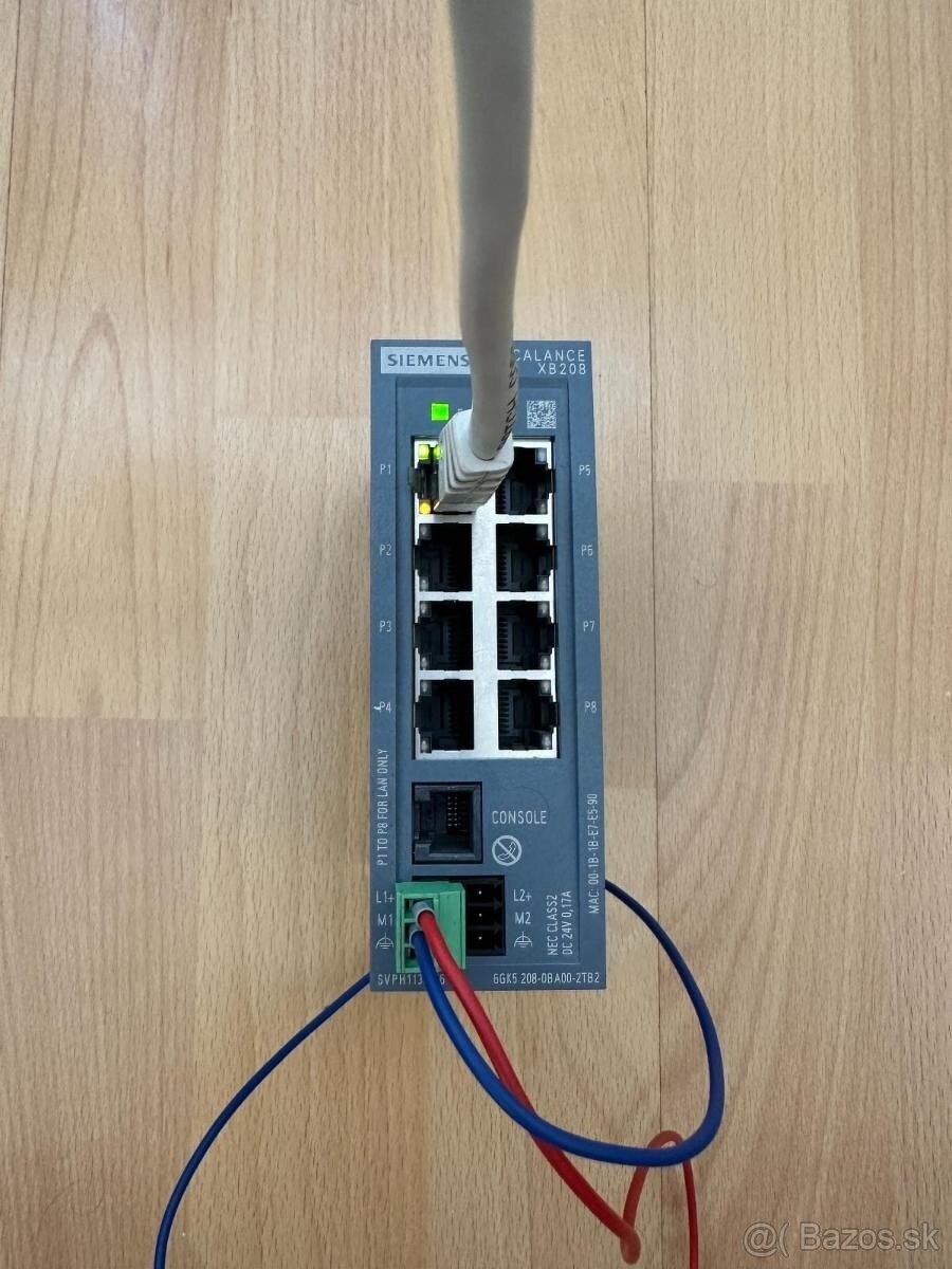 ✅ Siemens SCALANCE XB208 managed switch - 2