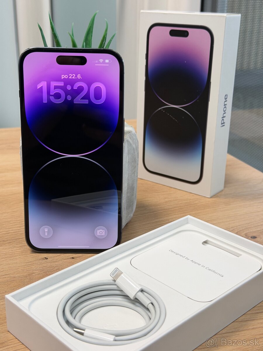 Apple iPhone 14 Pro 128GB - ZÁRUKA / NOVÁ BATÉRIA - 2