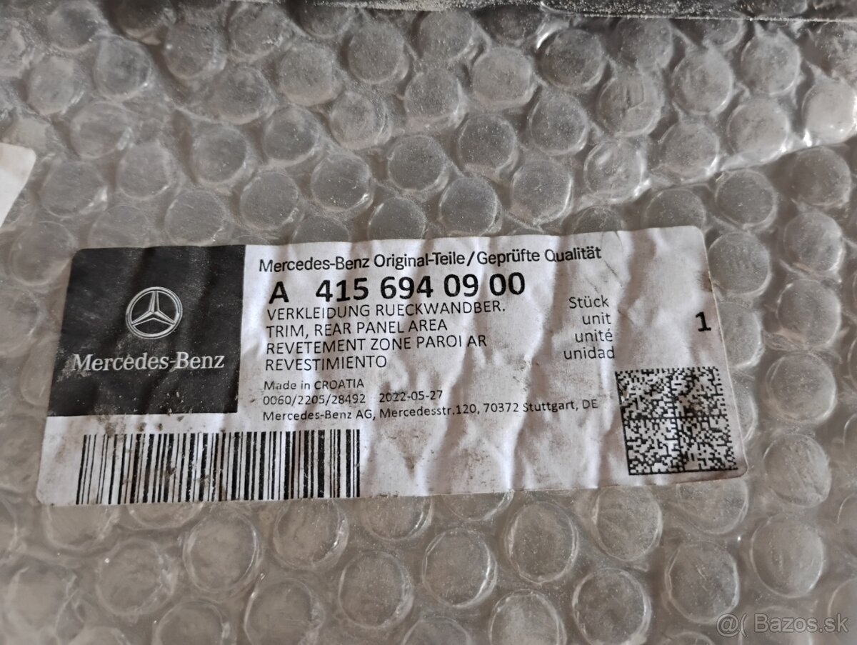 Mercedes obloženie PZ panelu - 2