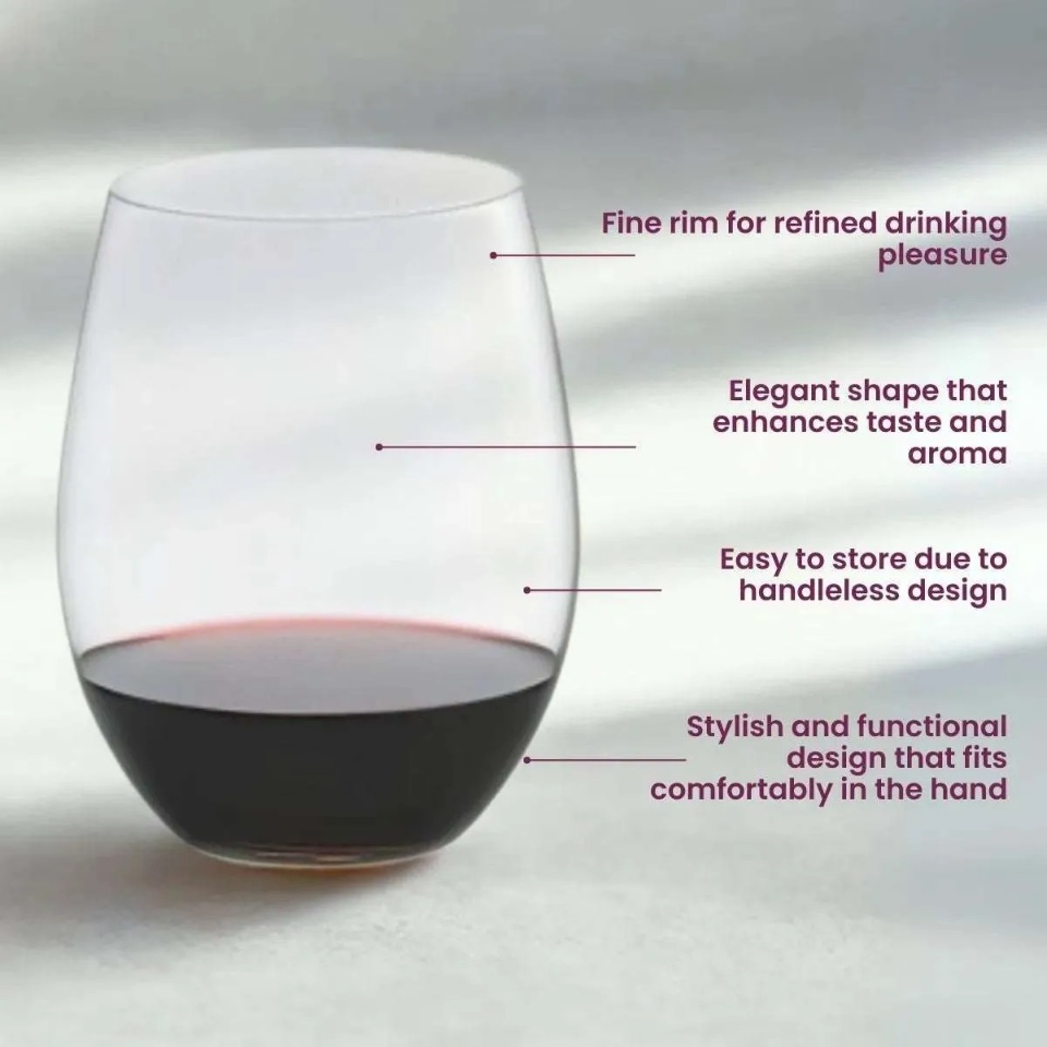 Bezstopkove moderne vinove poháre Riedel - 2