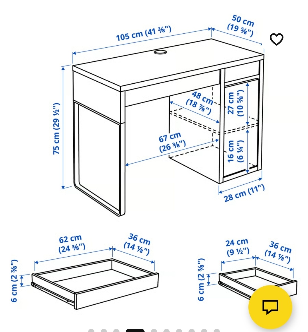 Písací stôl a suplikovy regál Ikea - 2
