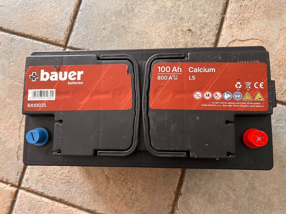 Predam novu bateriu Bauer 100ah vhodna do dodavky - 2