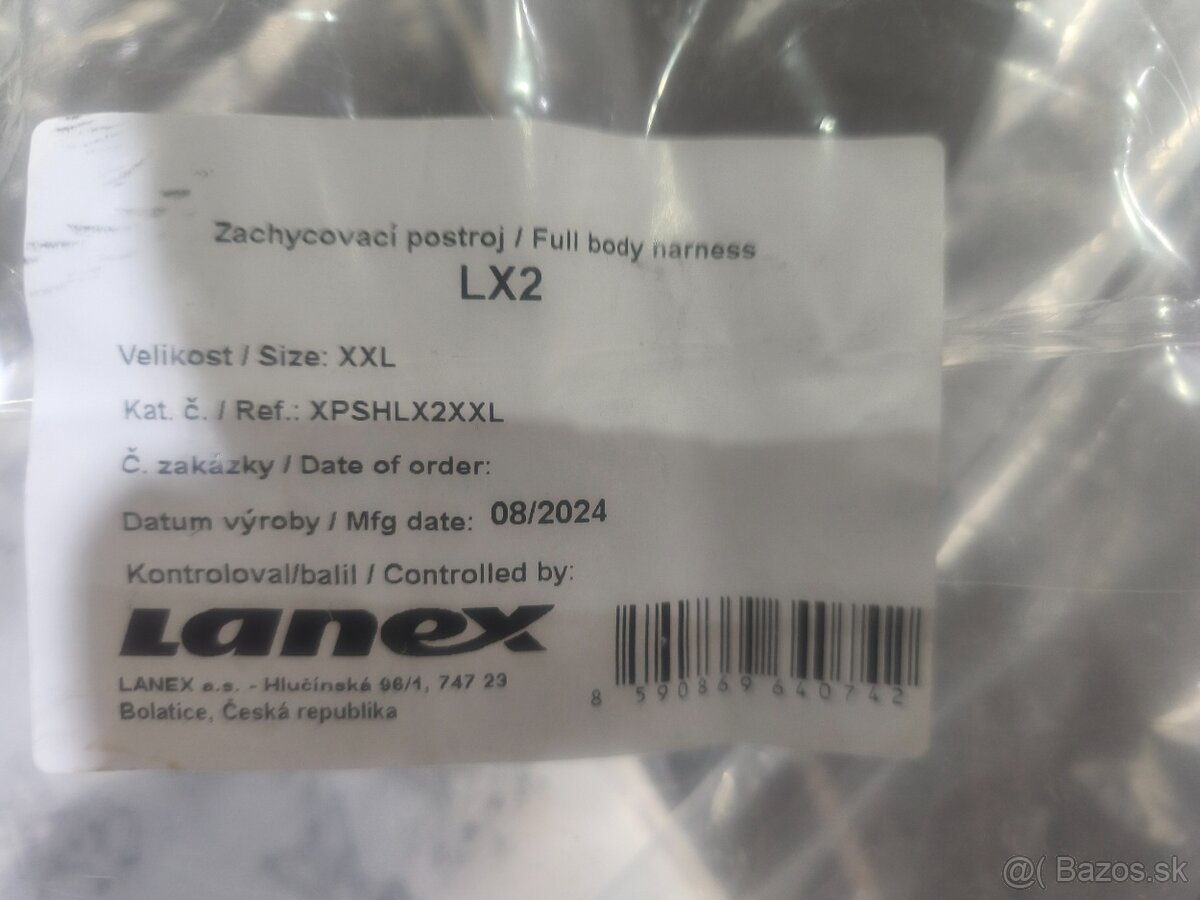 Bezpečnostný celotelová popruh LX2 - 2