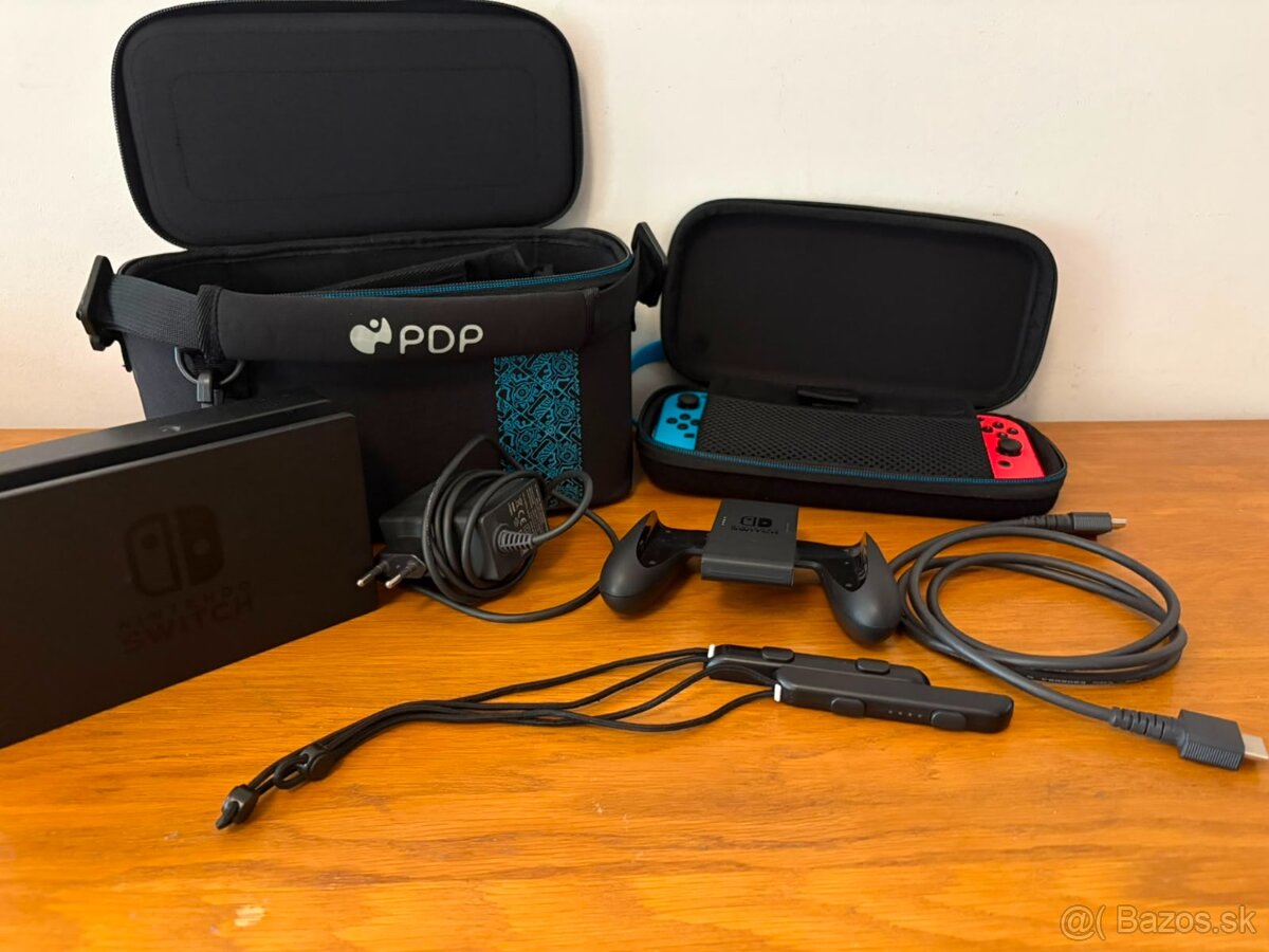 Nintendo Switch V2 + Zelda Sheikah Svietiace púzdro & bag - 2