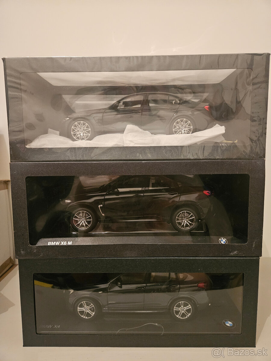Predám modely v mierke 1:18 BMW, výrobca Norev - 2