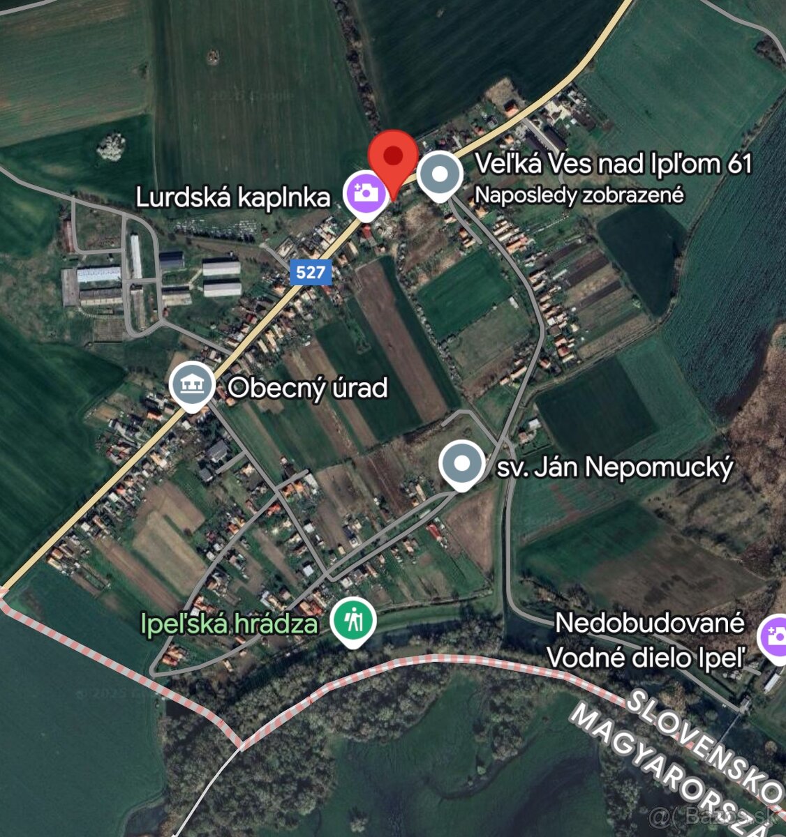 Pozemok pre rodinný dom - Veľká Ves nad Ipľom - 2