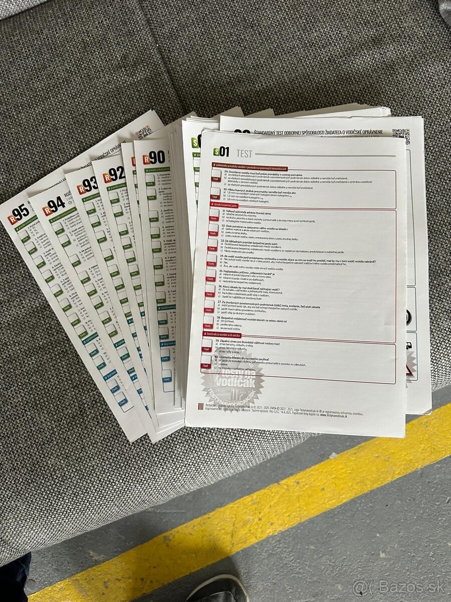 testy na autoškolu - 2