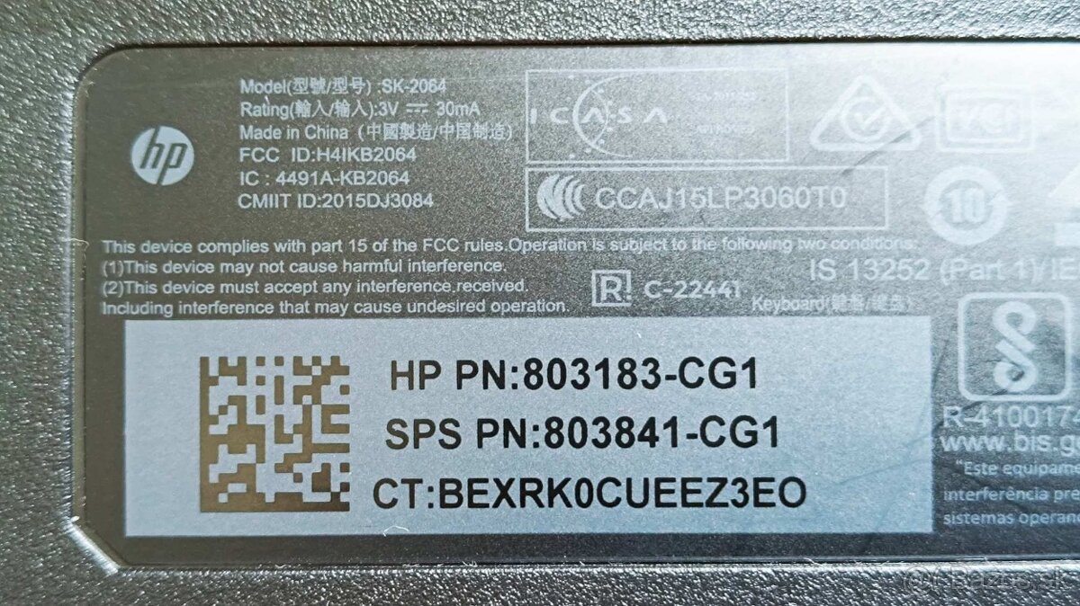 ✔️ Bezdrôtová klavesnica - 2