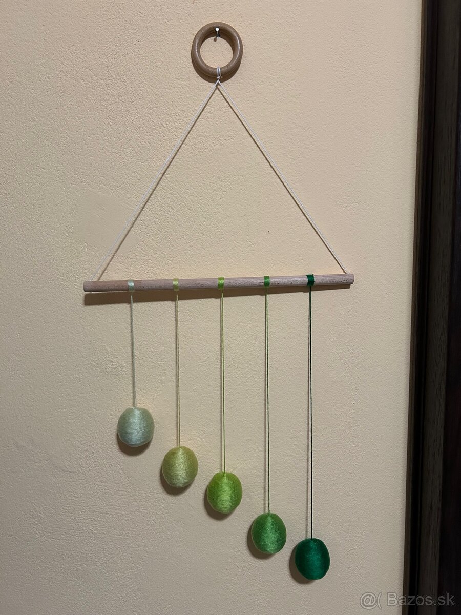 Montessori Gobbi Mobile – ručne vyrobený záves pre bábätká - 2