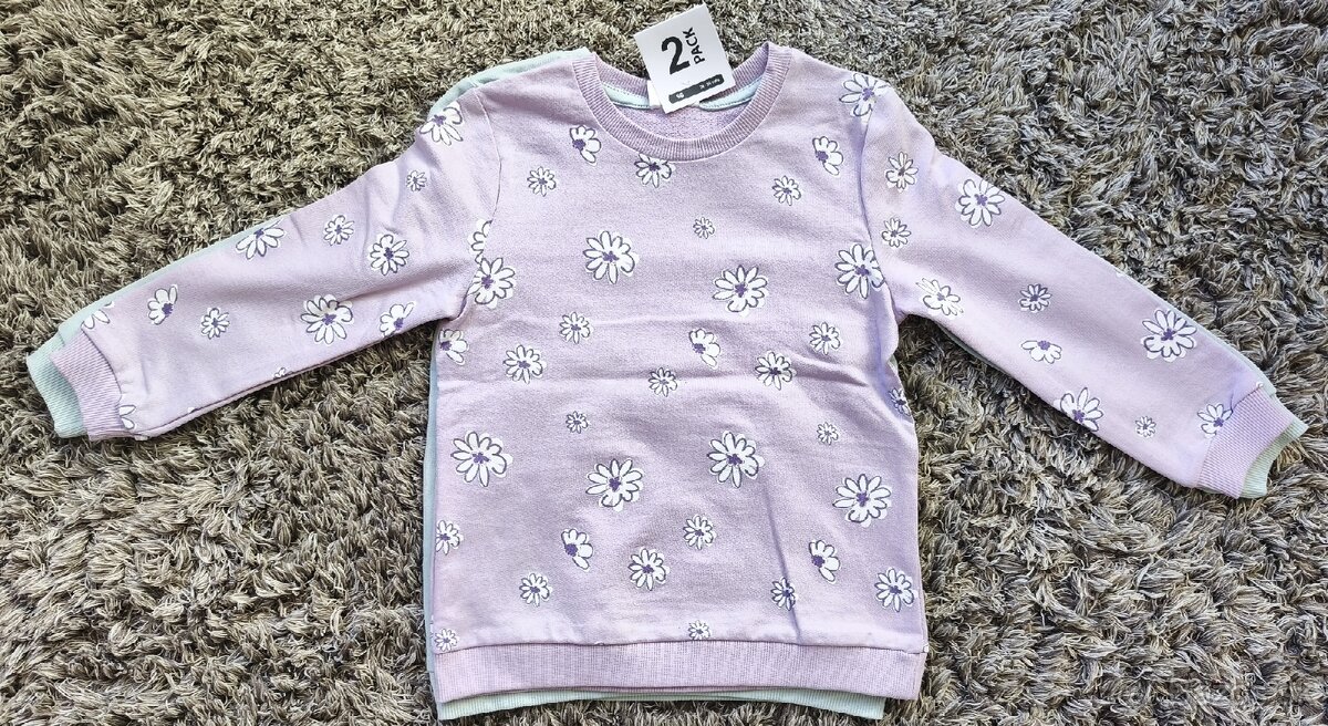 Dievčenské mikiny, 2ks - 2