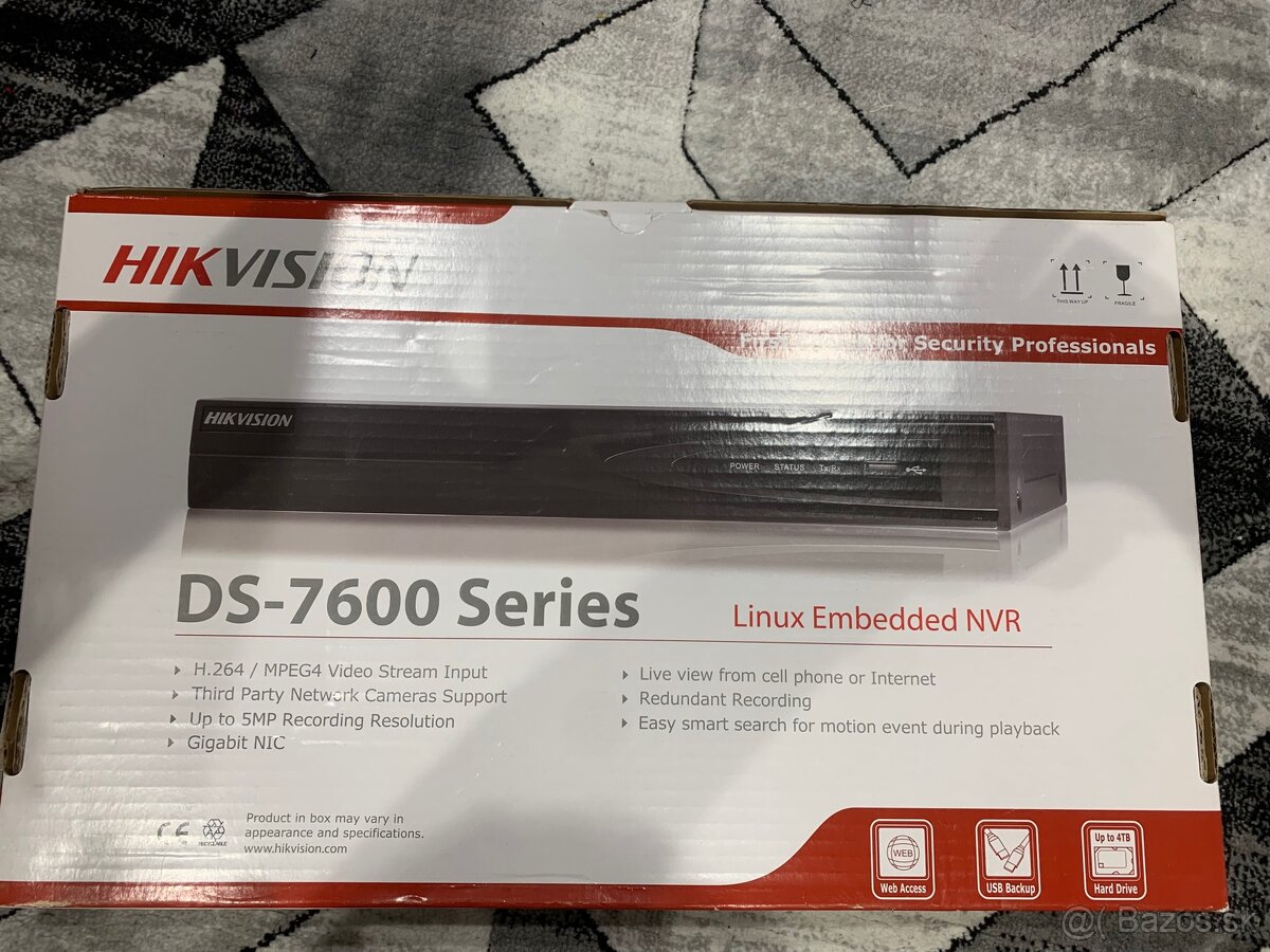 Video záznamník na IP kamery 1000 GB HDD - 2