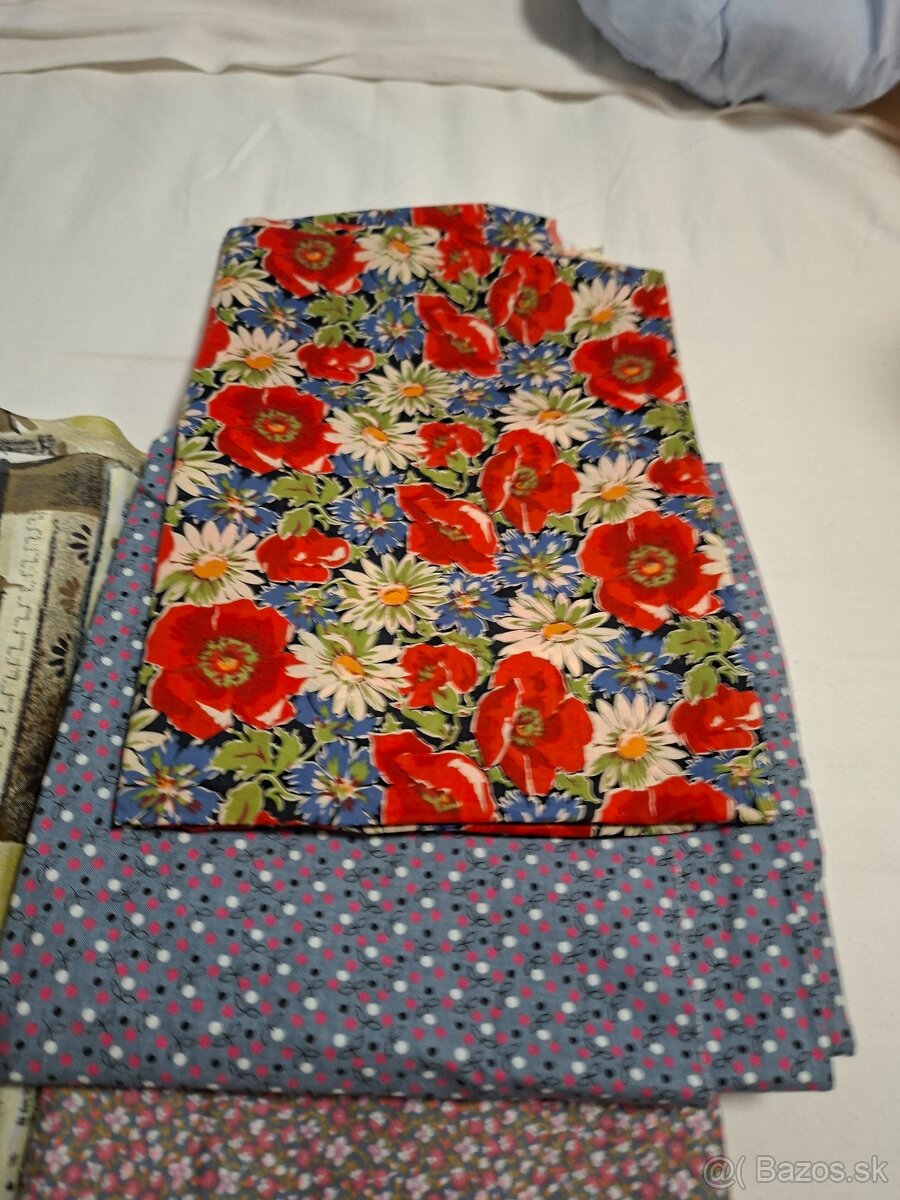 Kvalitné látky na šitie 12 ks - 2
