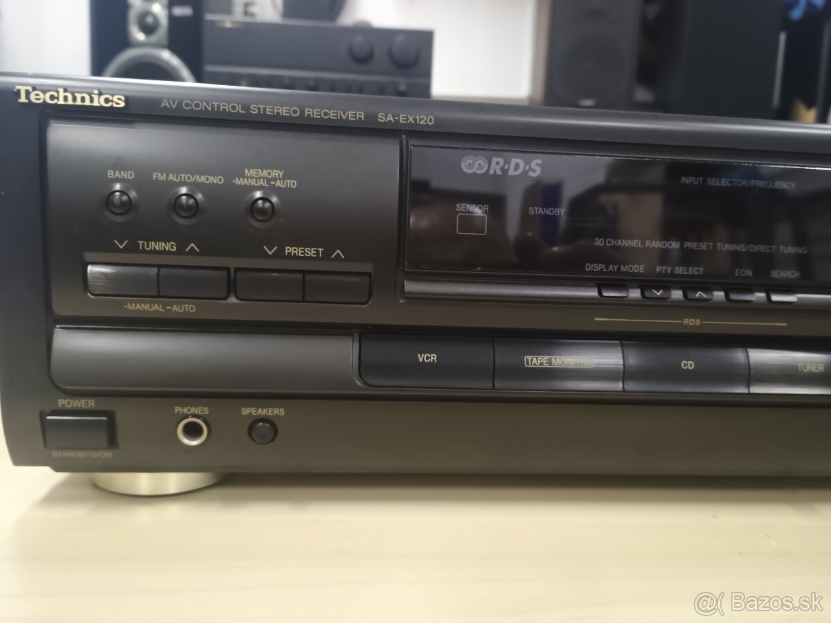 Stereo receiver, zosilňovač Technics SA-EX120 - 2