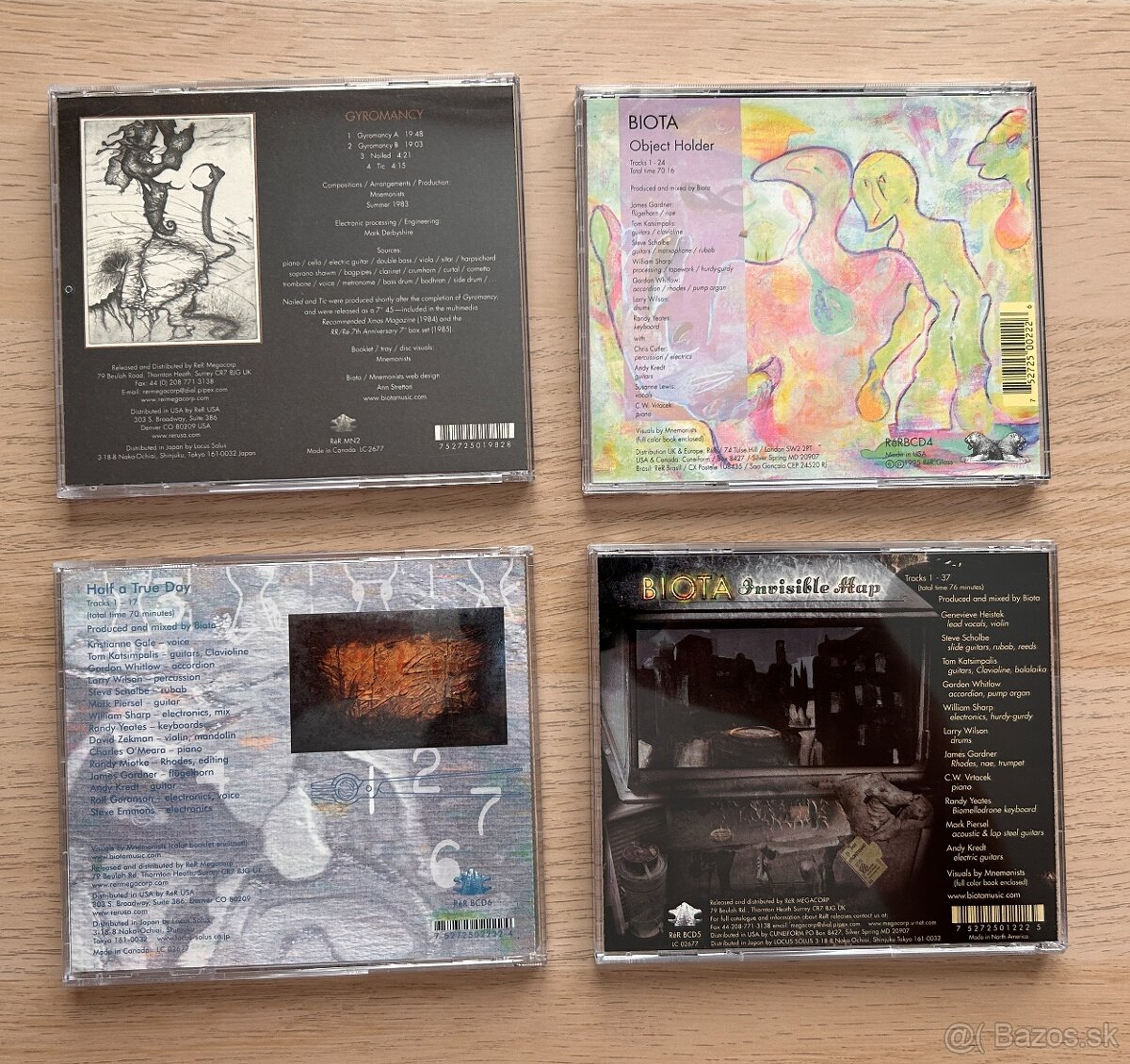 Predám CD Biota Mnemonists - 2