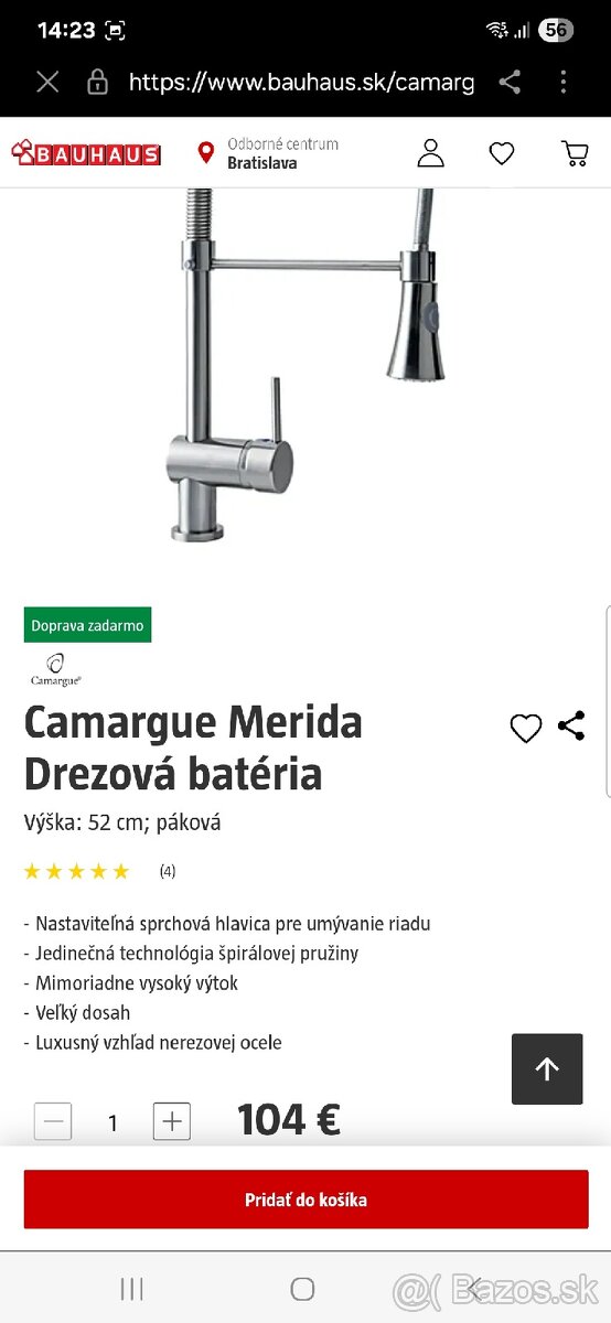 Kuchynská batéria - 2