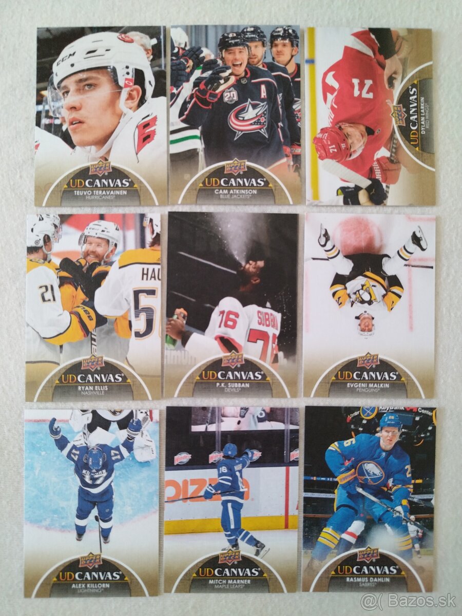 Hokejové kartičky Canvas - 2