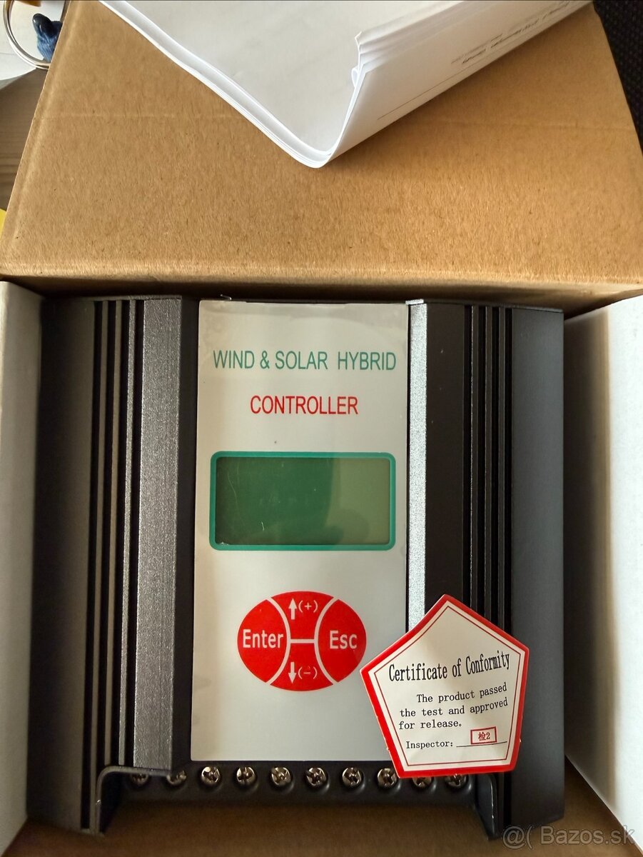 Veterná turbína Phaesun HY-600-24 a regulátor - 2