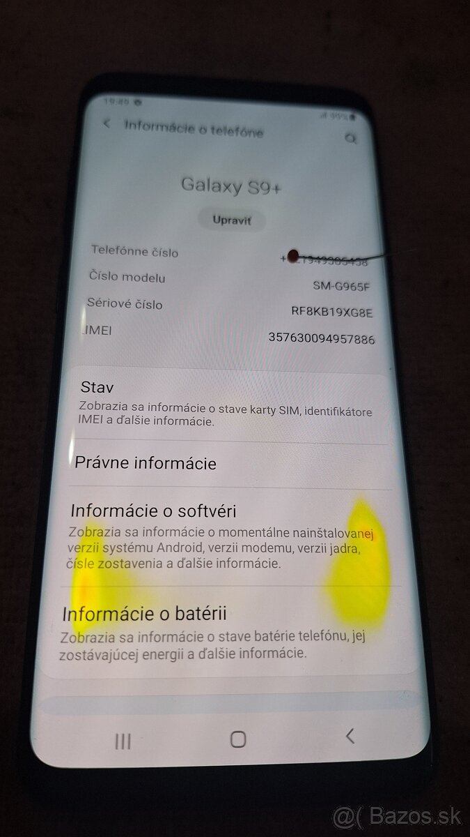 Samsung galaxy S9+ - 2