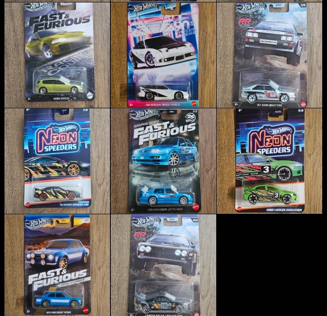 Hot Wheels Silver Series mix - 2
