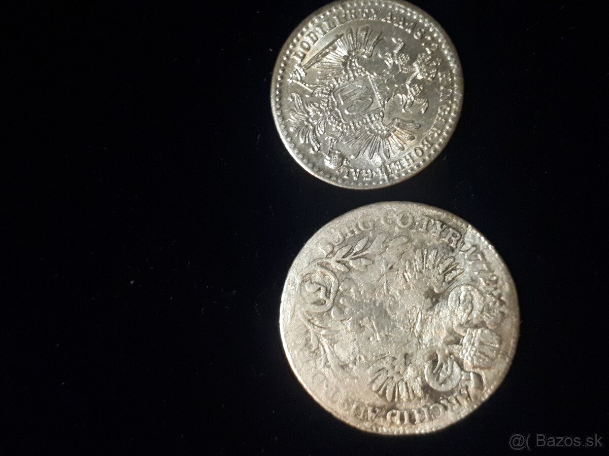 Mince od roku 1772 - 2