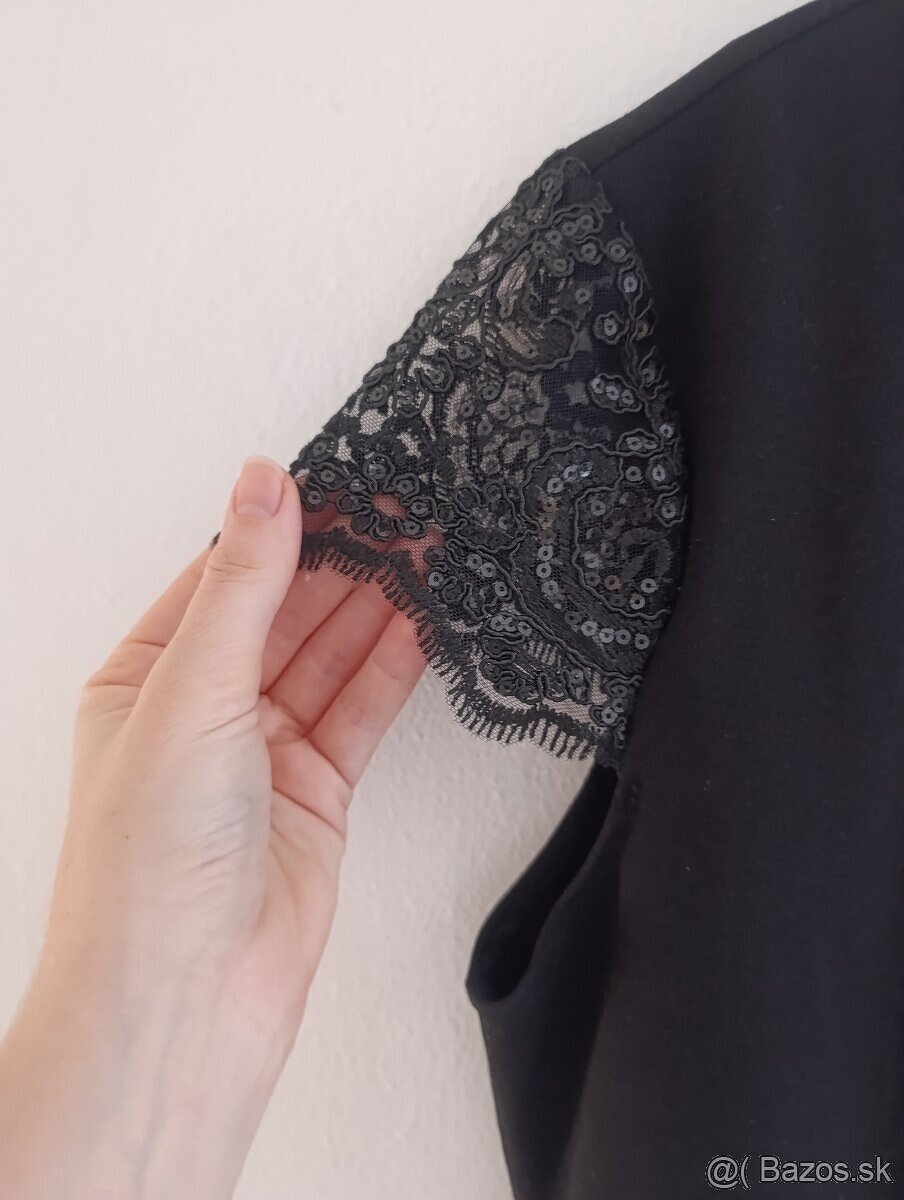 Čierne krátke šaty - 2