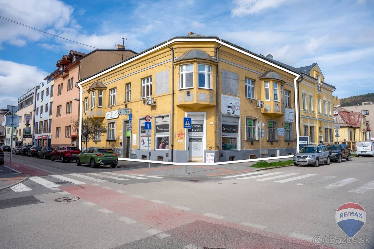 NA PREDAJ komerčná nehnuteľnosť Žilina centrum - M.R.Štefáni - 2