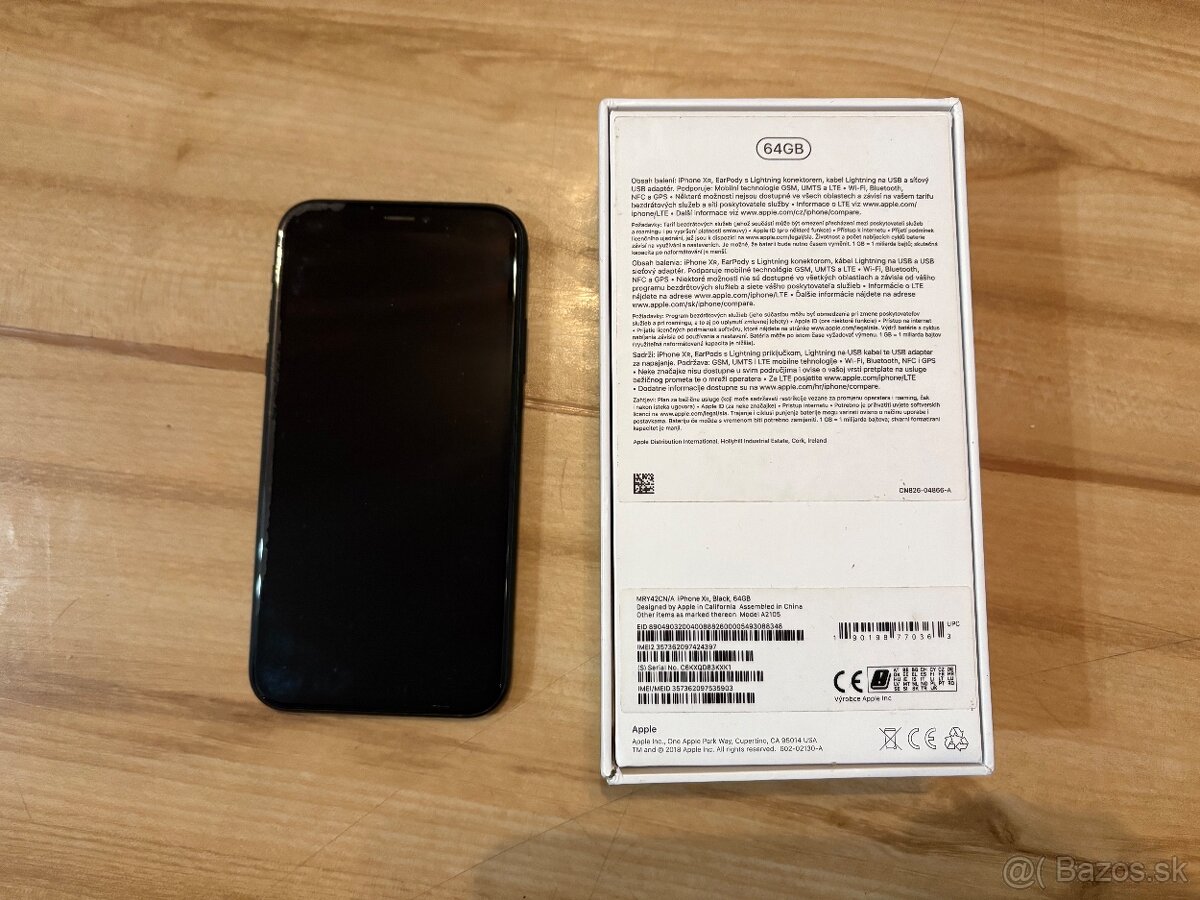 Predám iPhone XR 64GB čierny - 2