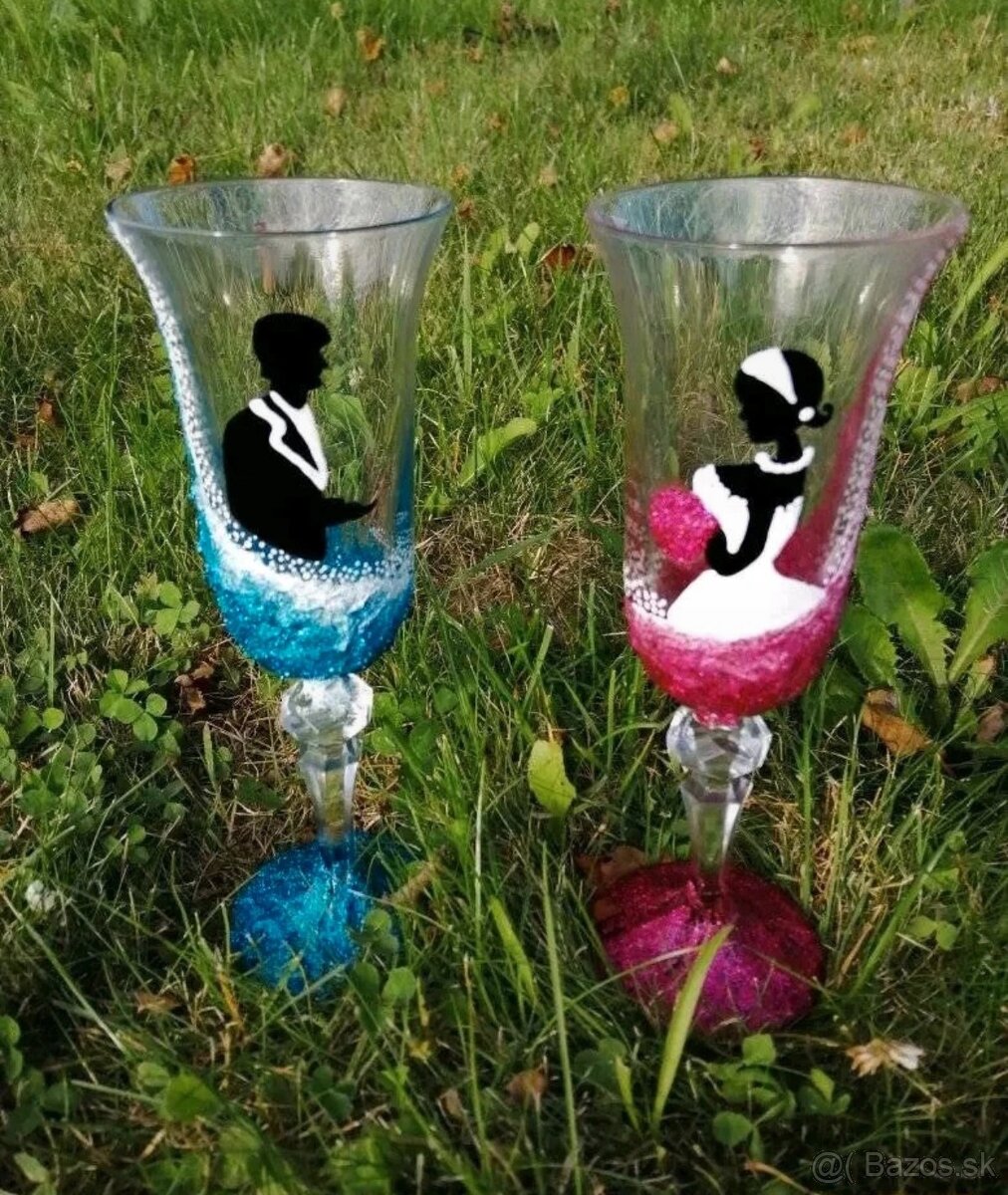 Svadobné Poháre rôzne - 2