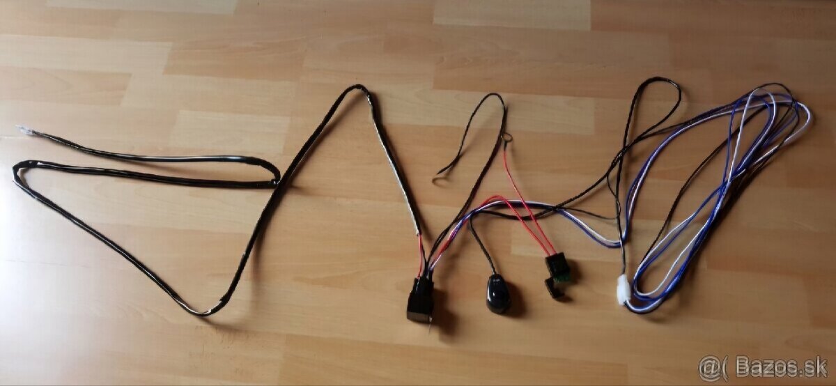 Kabeláž na led rampy - svetla