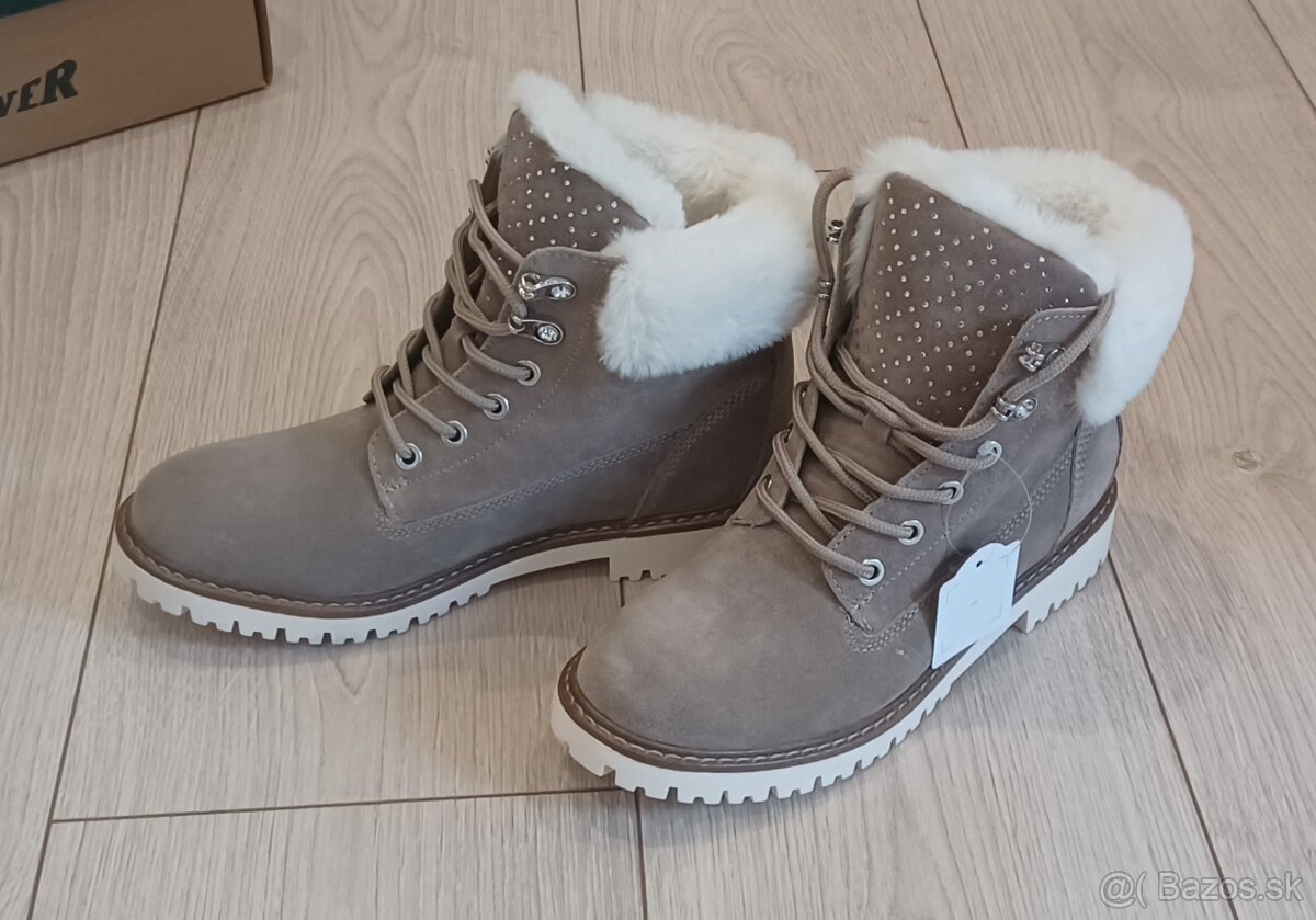 Koženné členkové čižmy - 2