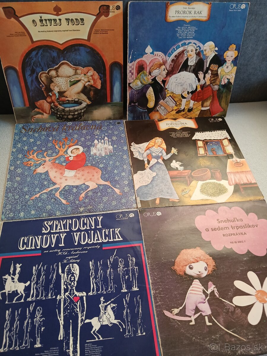 Rozprávky na LP platniach (10ks) - 2
