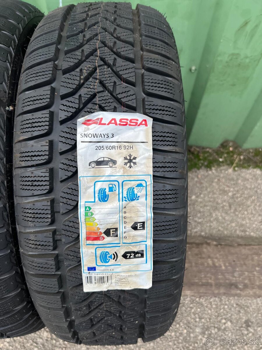Zimné pneumatiky lassa 205/60R16 - 2