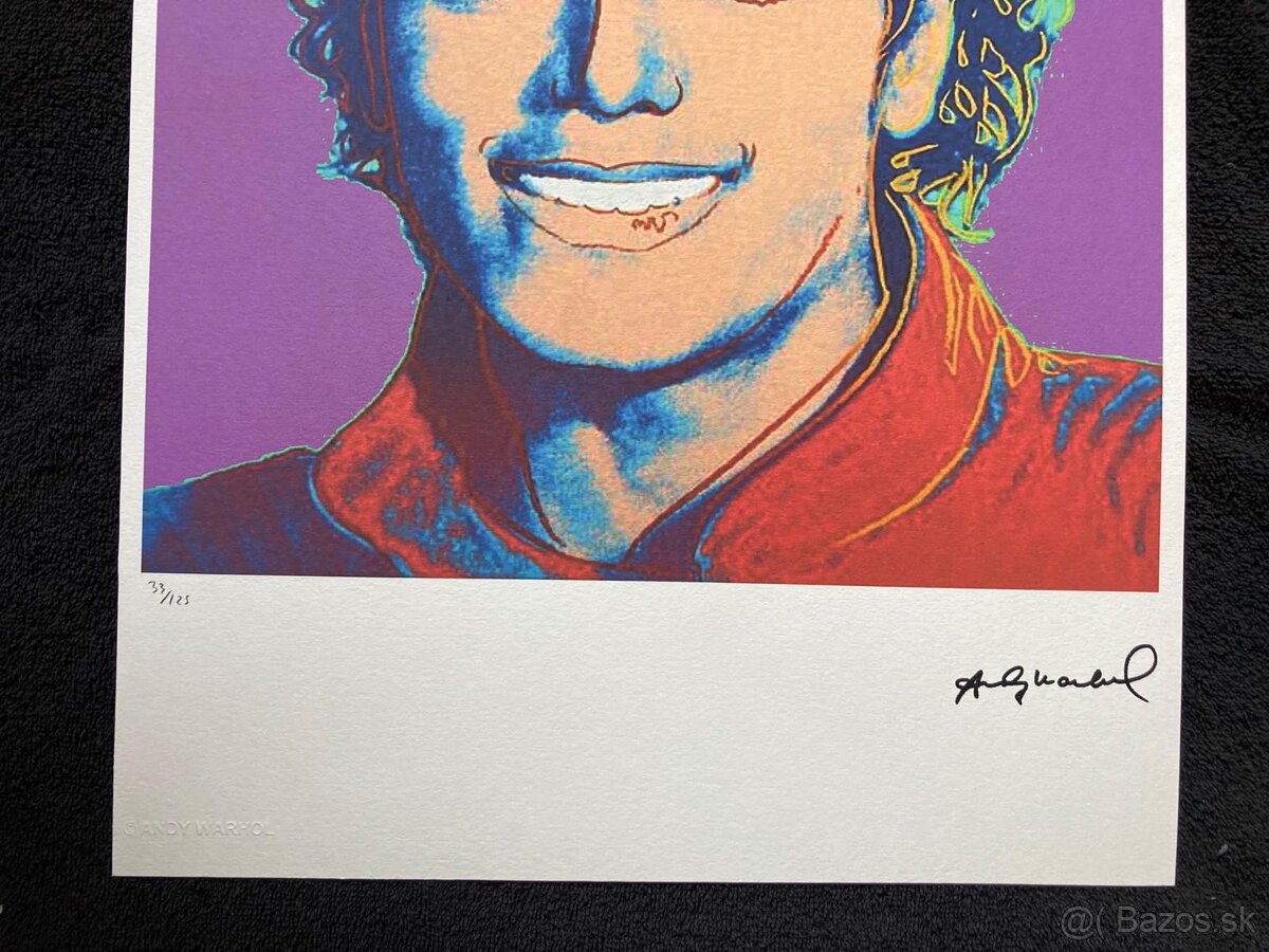 ANDY WARHOL © - Michael Jackson 33/125 - 2