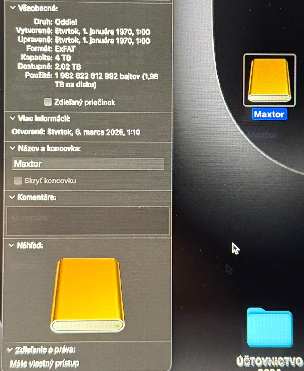 Maxtor 2.5" M3 Portable 4TB čierny - 2