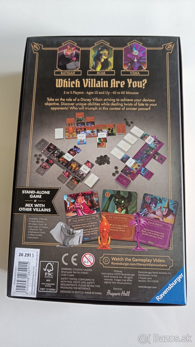 Spoločenská hra Disney Villainous Evil comes prepared - 2