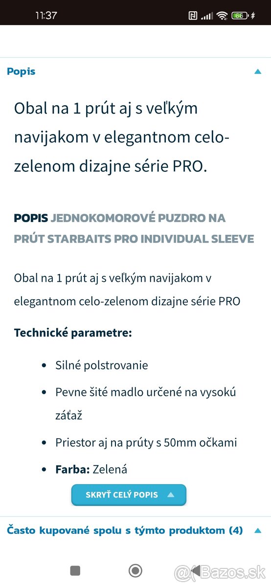 Púzdro na prút Starbaits - 2