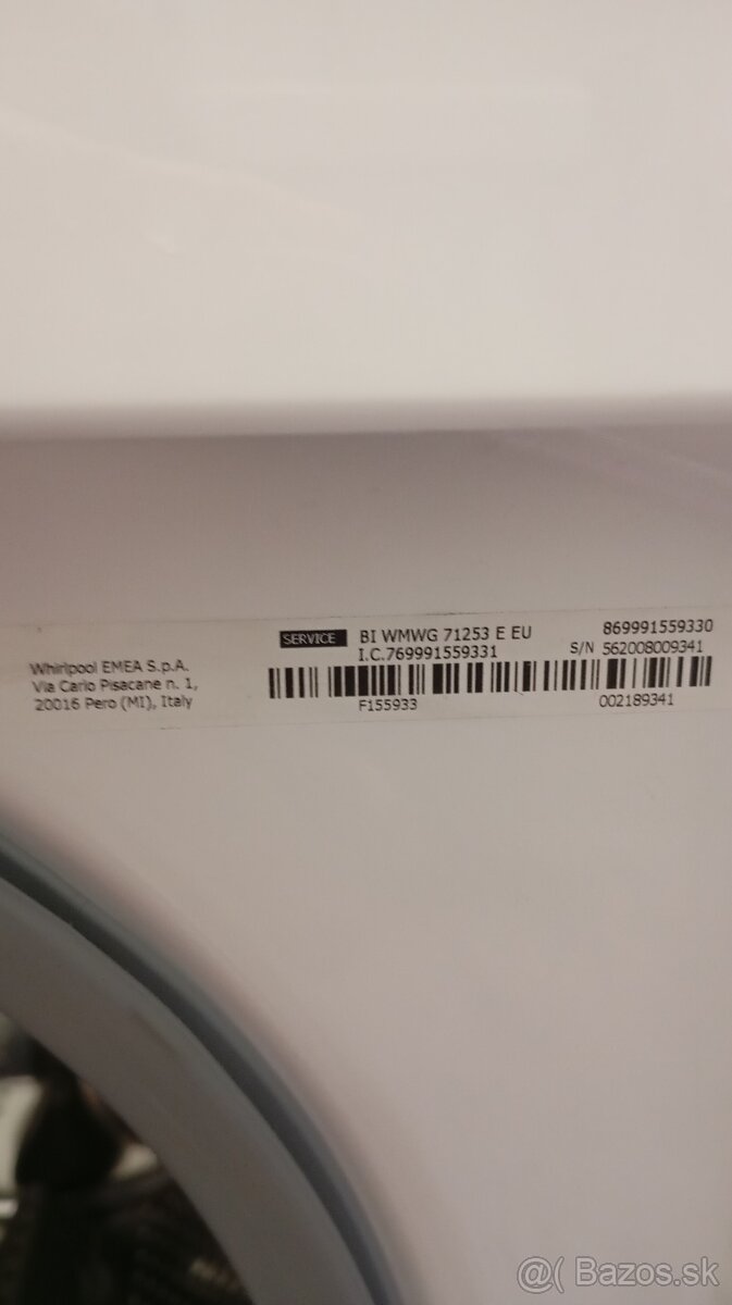 Práčka Whirlpool - 2