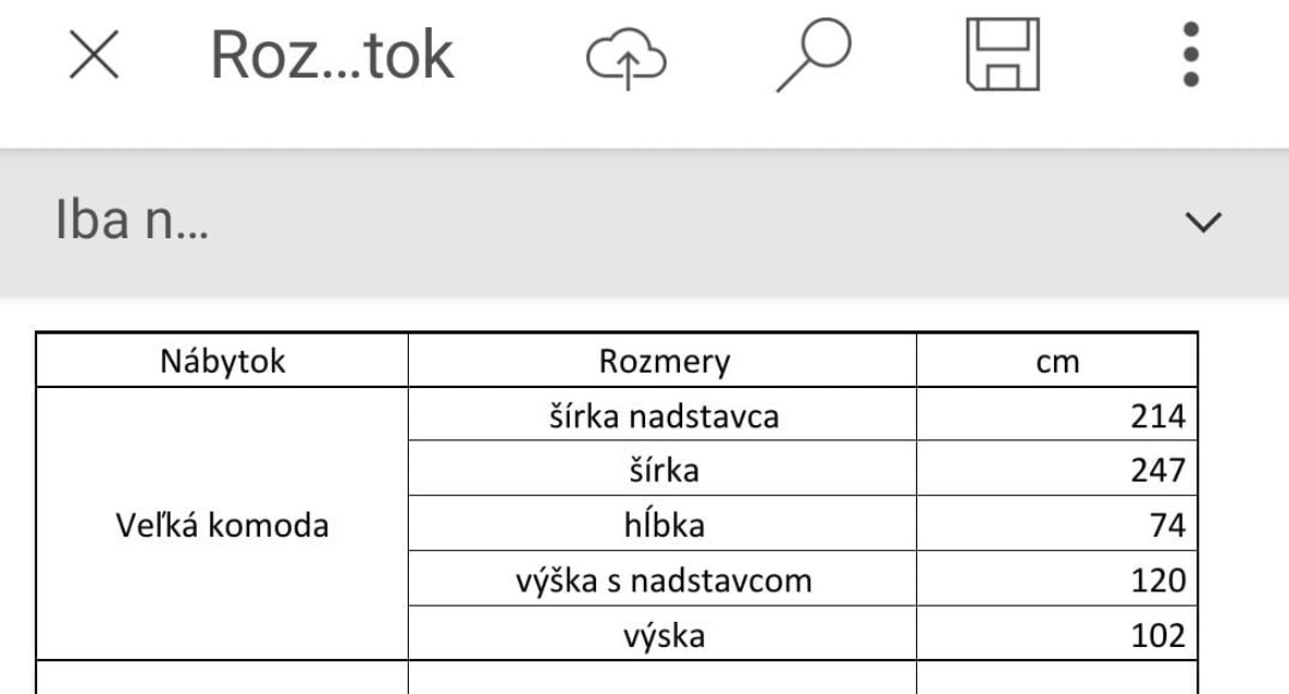 Starožitná komoda (1830-1870) - 2