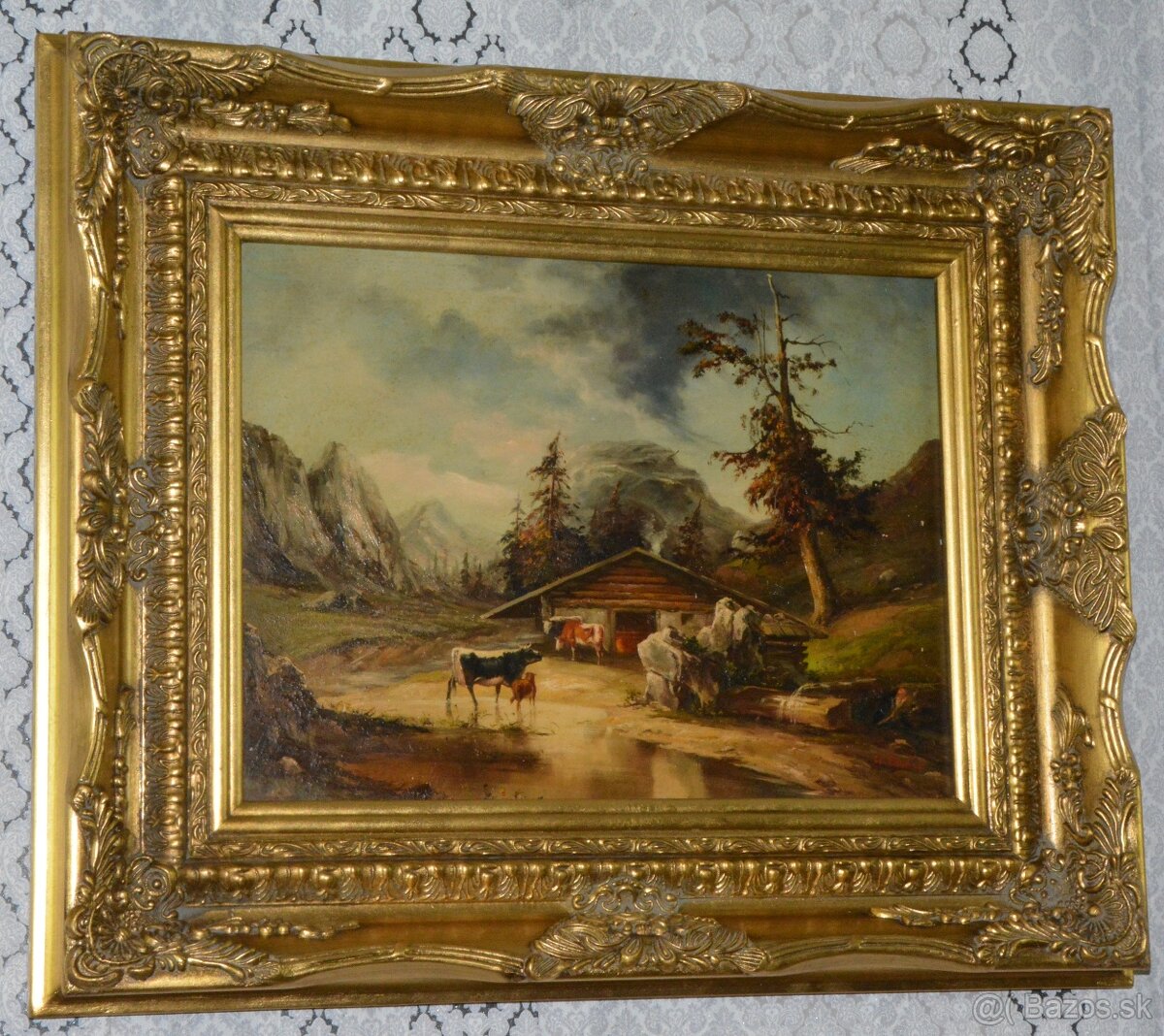 Obraz - V podhůří - olej na desce - 2