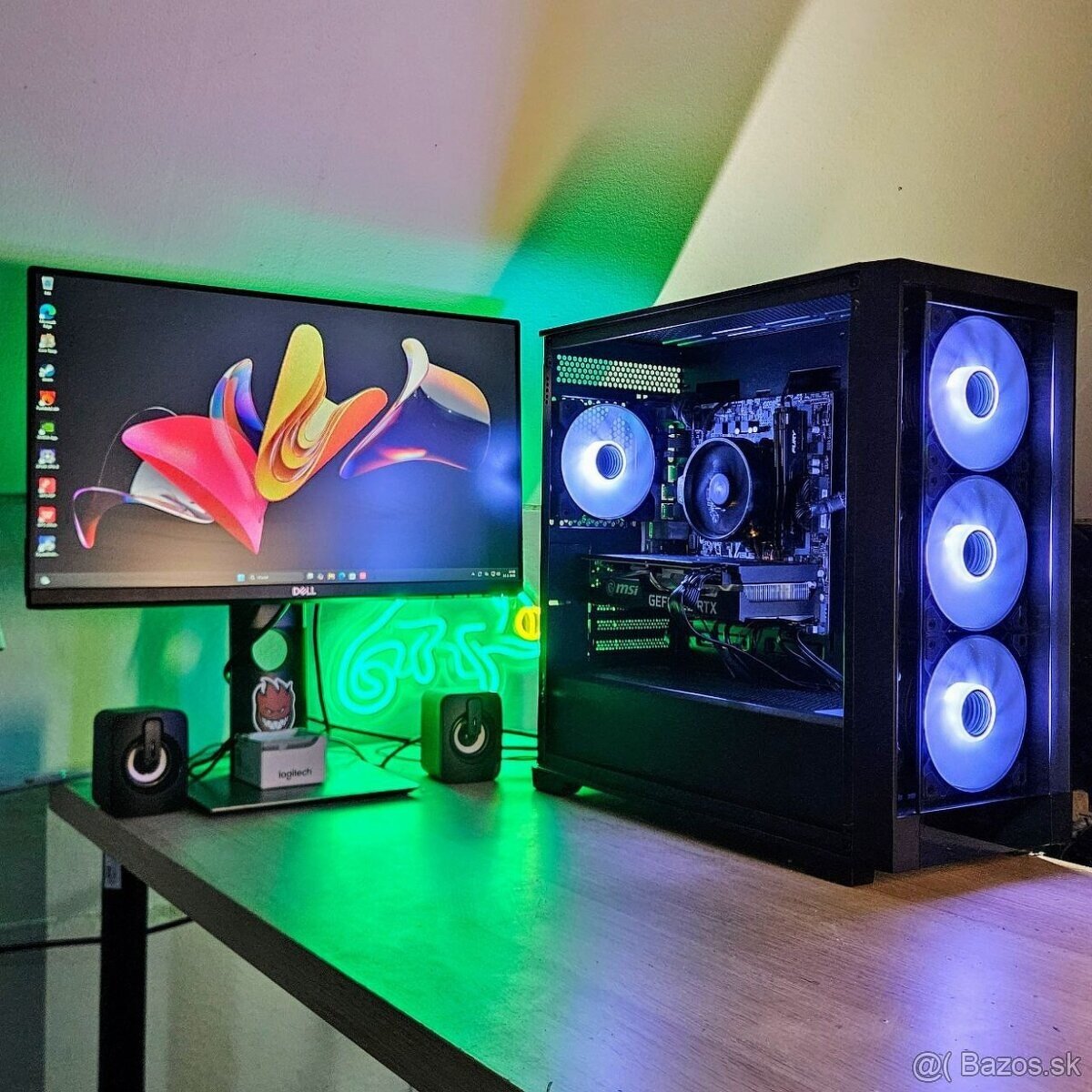 Herný PC • R5 3600 • RTX 3070 8G • 16G DDR4 - 2